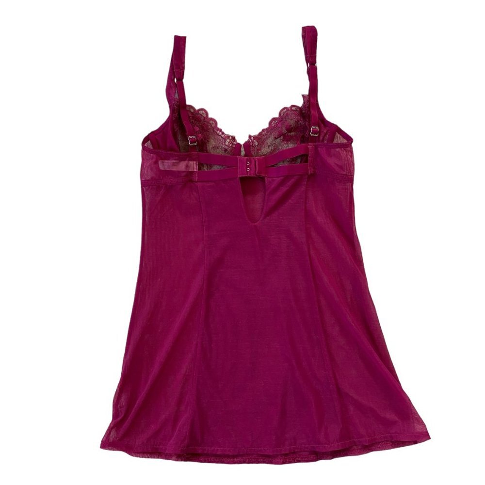Victoria's Secret lingerie cranberry 34B underwire adjustable back and straps - Picture 2 of 13